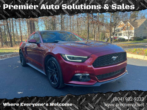 2017 Ford Mustang for sale at Premier Auto Solutions & Sales in Quinton VA