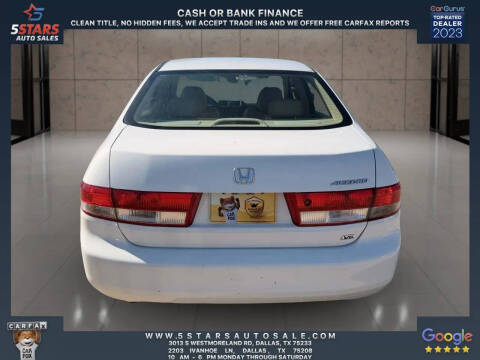 2003 Honda Accord EX V-6