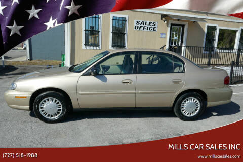 2003 Chevrolet Malibu for sale at MILLS CAR SALES INC in Clearwater FL