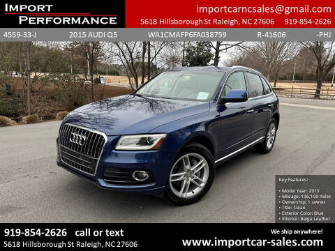 2015 Audi Q5 for sale at Import Performance Sales in Raleigh NC