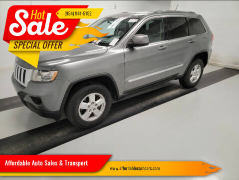 2012 Jeep Grand Cherokee for sale at Affordable Auto Sales & Transport in Pompano Beach FL