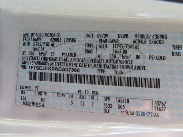 2010 Ford E-Series E-350 SD