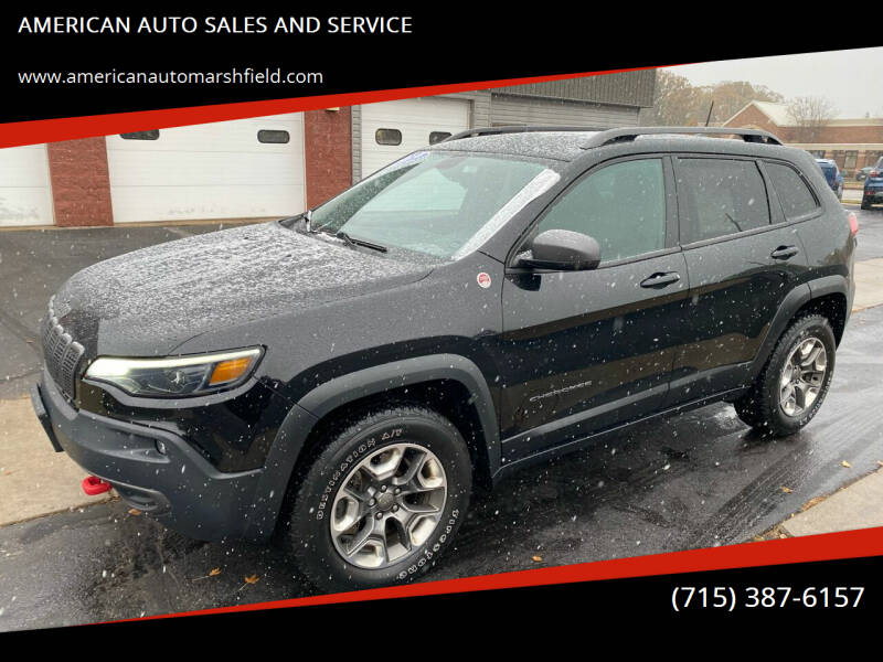 2019 Jeep Cherokee for sale at AMERICAN AUTO SALES AND SERVICE in Marshfield WI