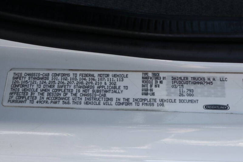 2016 Freightliner M2 106