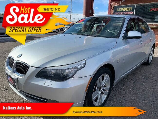 2010 BMW 5 Series for sale at Nations Auto Inc. in Denver CO