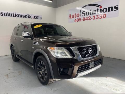 2017 Nissan Armada for sale at Auto Solutions in Warr Acres OK