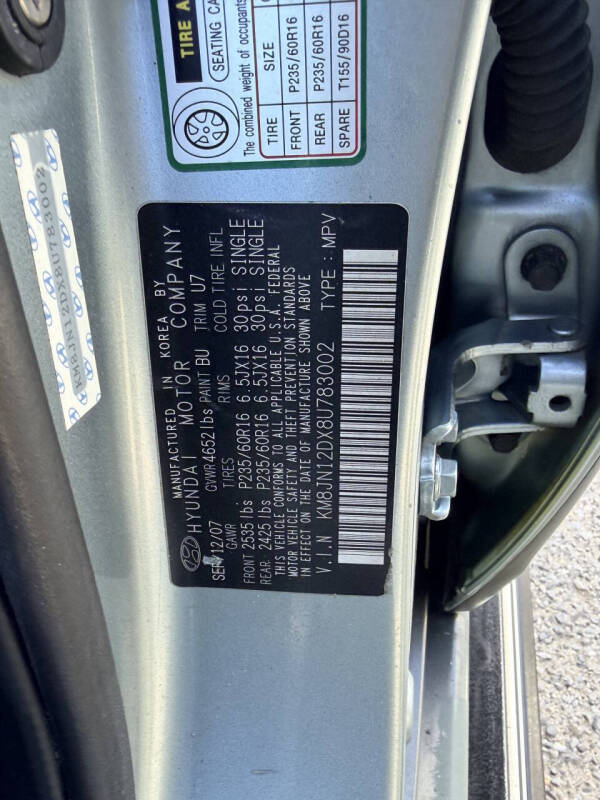 2008 Hyundai Tucson SE