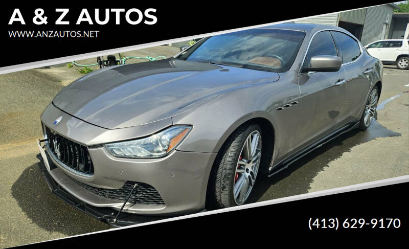 2015 Maserati Ghibli for sale at A & Z AUTOS in Westfield MA