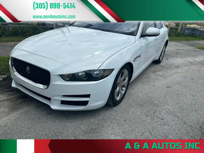 2017 Jaguar XE for sale at A & A Autos Inc in Homestead FL