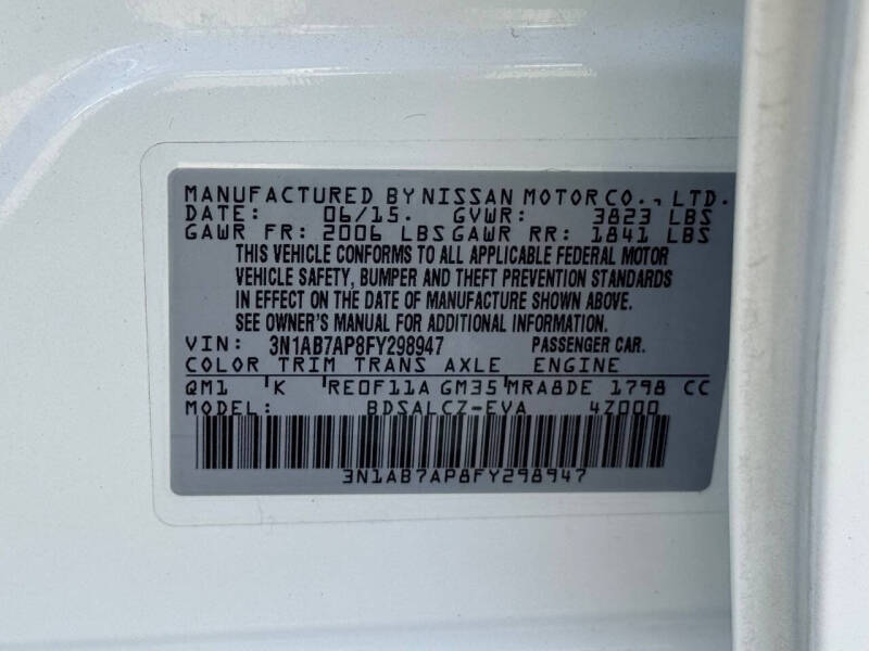 2015 Nissan Sentra S