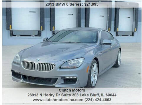 2013 BMW 6 Series for sale at Clutch Motors in Lake Bluff IL