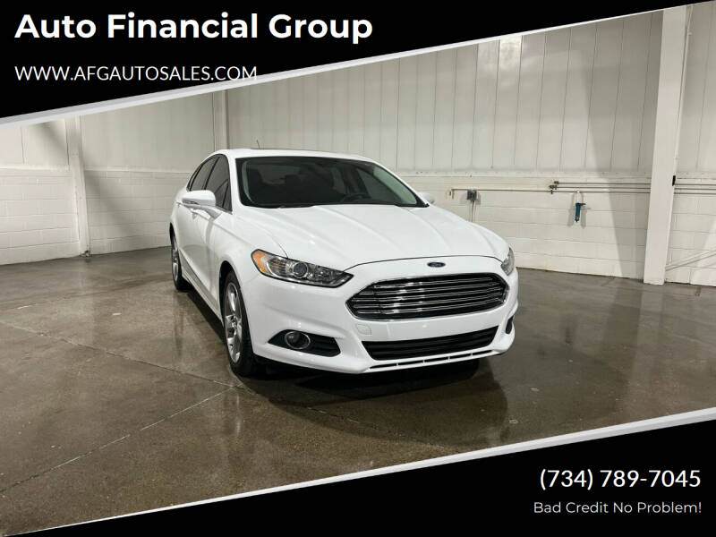 2013 Ford Fusion Hybrid for sale at Auto Financial Group in Flat Rock MI