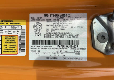 2019 Ford Mustang GT Premium