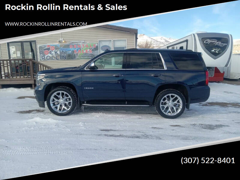 2019 Chevrolet Tahoe for sale at Rockin Rollin Rentals & Sales in Rock Springs WY