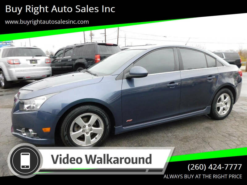 2013 Chevrolet Cruze for sale at Buy Right Auto Sales Inc in Fort Wayne IN