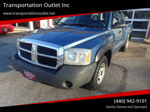 2006 Dodge Dakota for sale at Transportation Outlet Inc in Eastlake OH