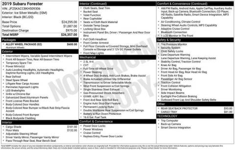 2019 Subaru Forester