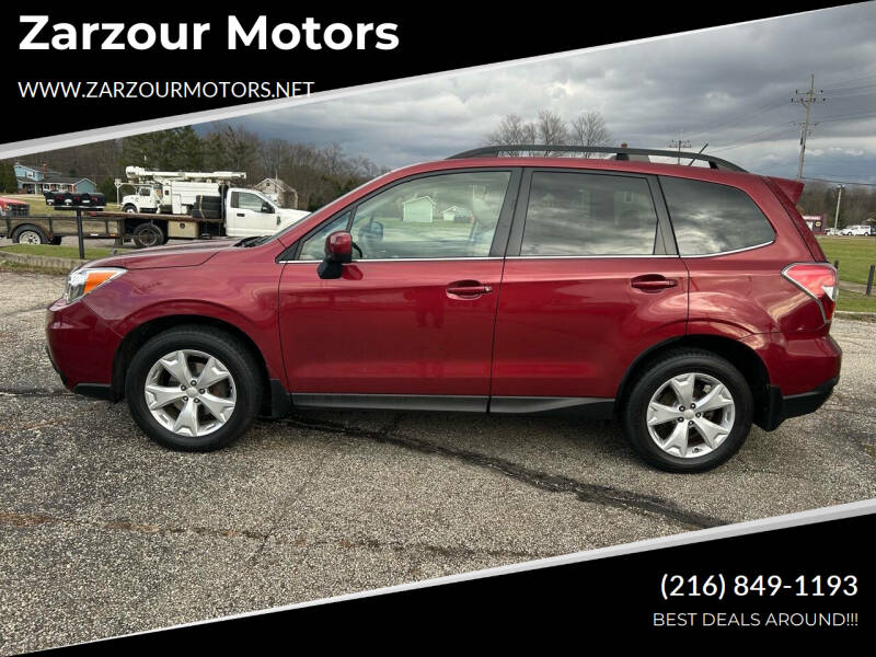 2015 Subaru Forester for sale at Zarzour Motors in Chesterland OH