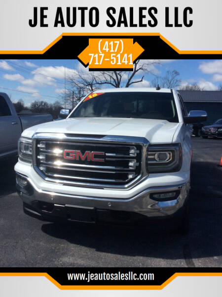 2018 GMC Sierra 1500 for sale at JE AUTO SALES LLC in Webb City MO