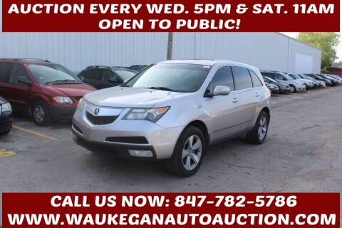 2012 Acura MDX for sale at Waukegan Auto Auction in Waukegan IL