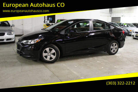 2017 Chevrolet Cruze for sale at European Autohaus CO in Denver CO