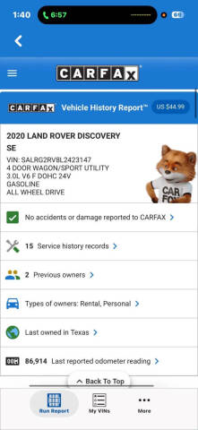 2020 Land Rover Discovery SE