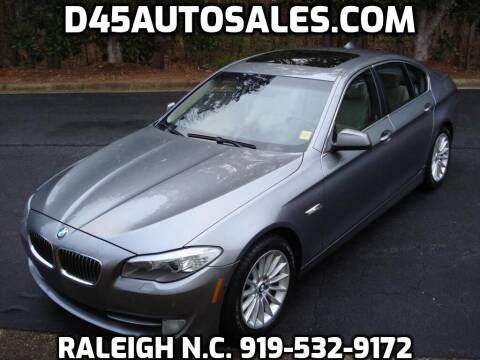 2012 BMW 5 Series for sale at D45 Auto Brokers in Raleigh NC