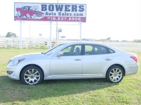 2012 Hyundai Equus for sale at BOWERS AUTO SALES in Mounds OK