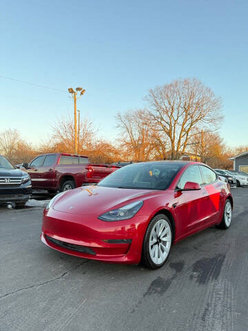 2023 Tesla Model 3 for sale at Logos Motors Inc in Lawrence IN