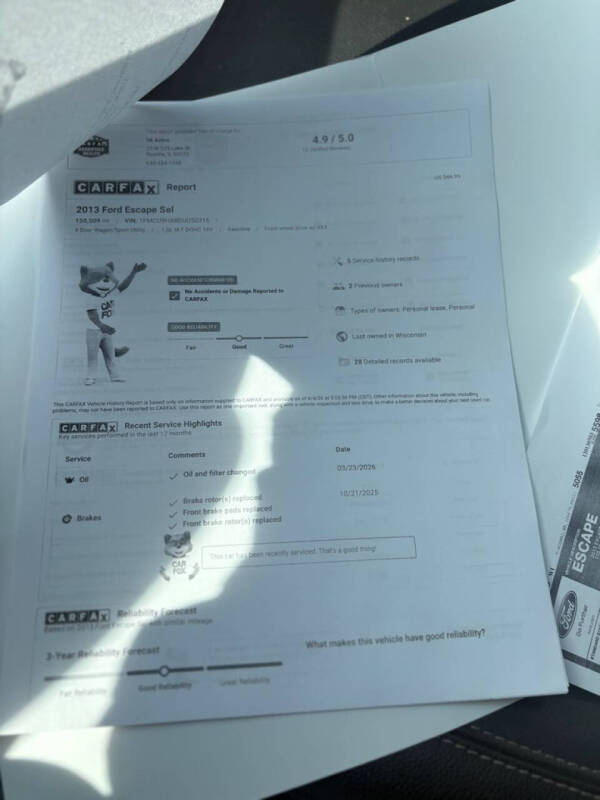 2013 Ford Escape SEL