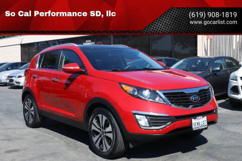 2012 Kia Sportage for sale at So Cal Performance SD, llc in San Diego CA