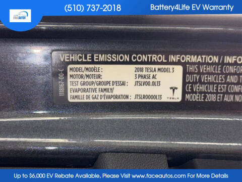2018 Tesla Model 3
