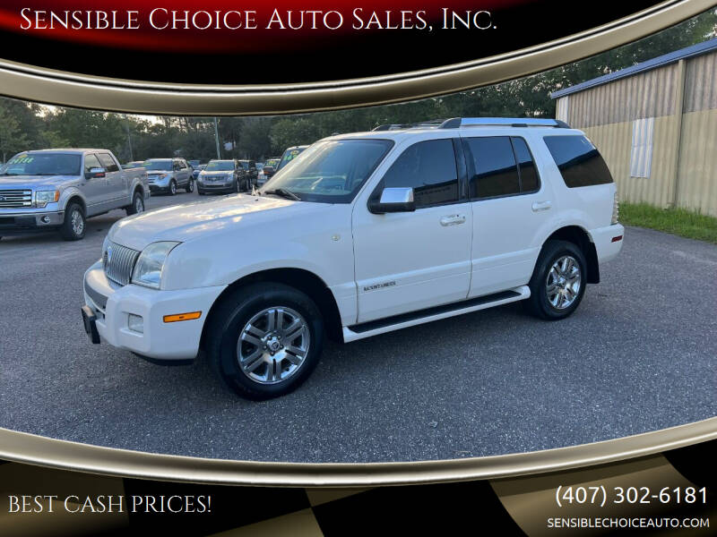2009 Mercury Mountaineer for sale at Sensible Choice Auto Sales, Inc. in Longwood FL