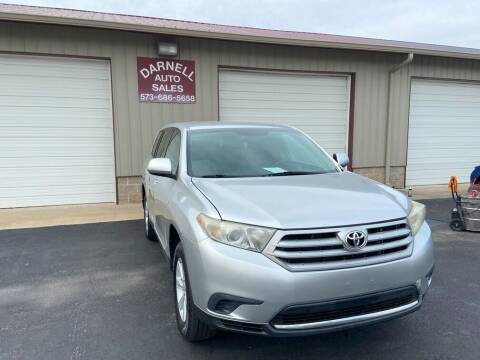 2013 Toyota Highlander for sale at Darnell Auto Sales LLC in Poplar Bluff MO