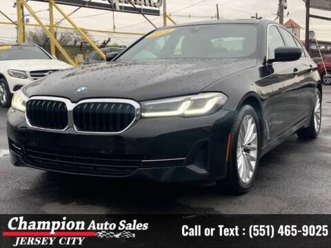 2021 BMW 5 Series for sale at CHAMPION AUTO SALES OF JERSEY CITY in Jersey City NJ