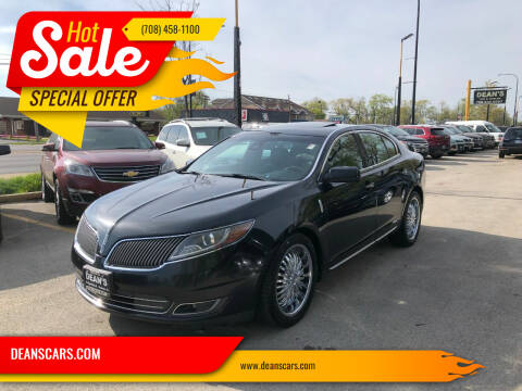 2013 Lincoln MKS for sale at DEANSCARS.COM in Bridgeview IL