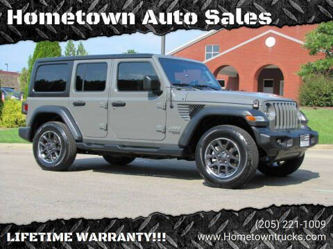 2020 Jeep Wrangler Unlimited for sale at Hometown Auto Sales - SUVS in Jasper AL
