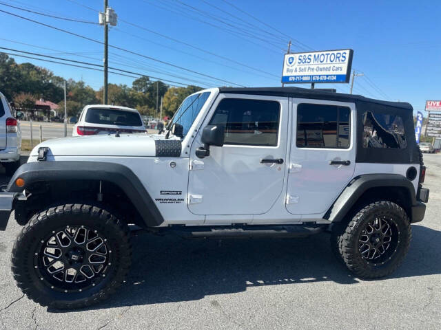 2015 Jeep Wrangler Unlimited for sale at S & S Motors in Marietta, GA