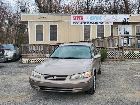1999 Toyota Camry for sale at Seven and Below Auto Sales, LLC in Rockville MD