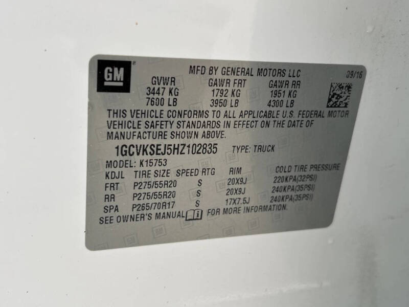 2017 Chevrolet Silverado 1500