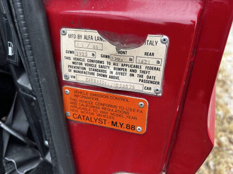 1988 Alfa Romeo Spider Veloce