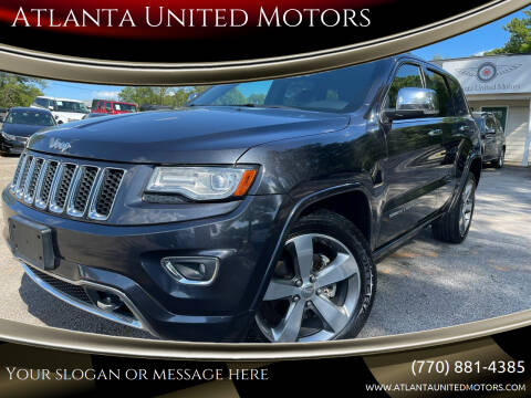 2014 Jeep Grand Cherokee for sale at Atlanta United Motors in Jefferson GA