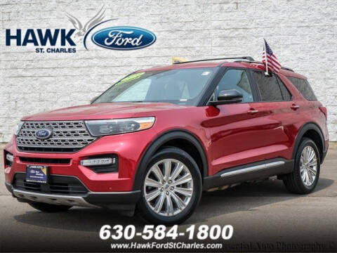 2020 Ford Explorer for sale at Hawk Ford of St. Charles in Saint Charles IL