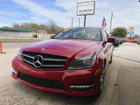 2015 Mercedes-Benz C-Class for sale at Shock Motors in Garland TX