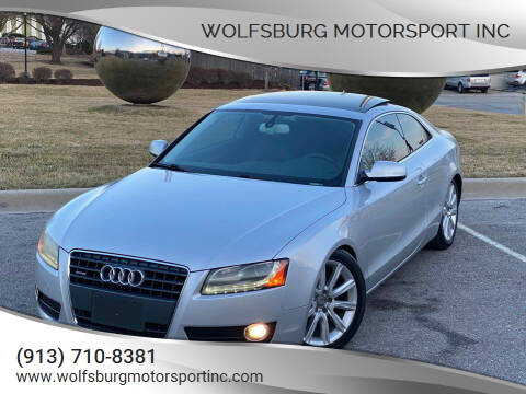 2012 Audi A5 for sale at WOLFSBURG MOTORSPORT INC in Shawnee KS