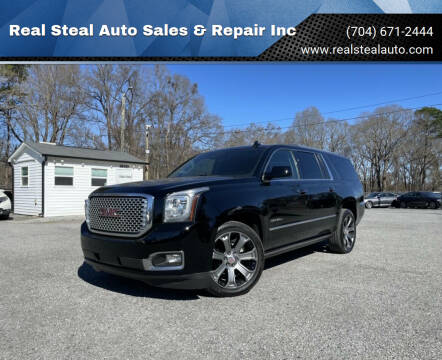 2017 GMC Yukon XL for sale at Real Steal Auto Sales & Repair Inc in Gastonia NC