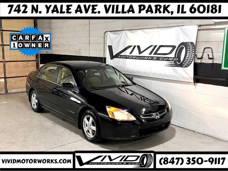 2003 Honda Accord for sale at VIVID MOTORWORKS, CORP. in Villa Park IL