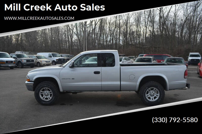 2002 Dodge Dakota for sale at Mill Creek Auto Sales in Youngstown OH
