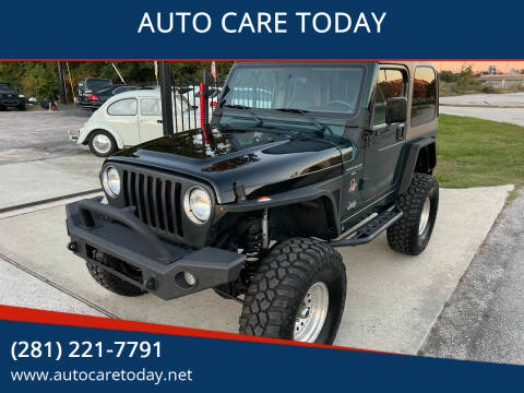 Jeep Wrangler For Sale in Spring, TX - AUTO CARE TODAY