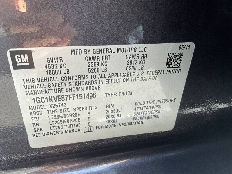 2015 Chevrolet Silverado 2500HD LT